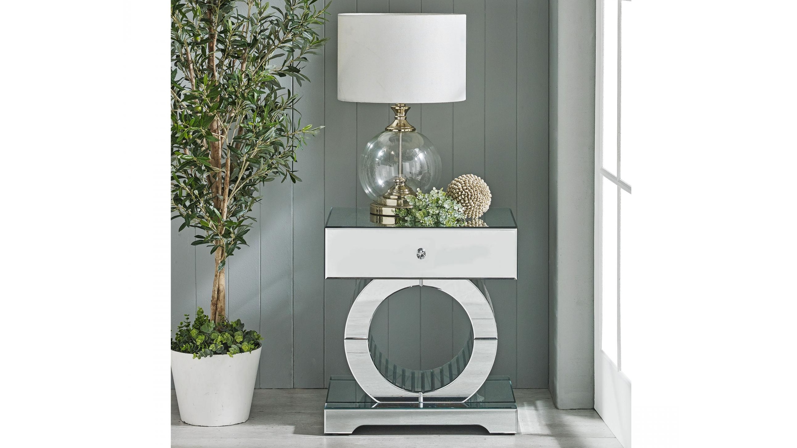Odette 1Drawer Bedside Table Harvey Norman
