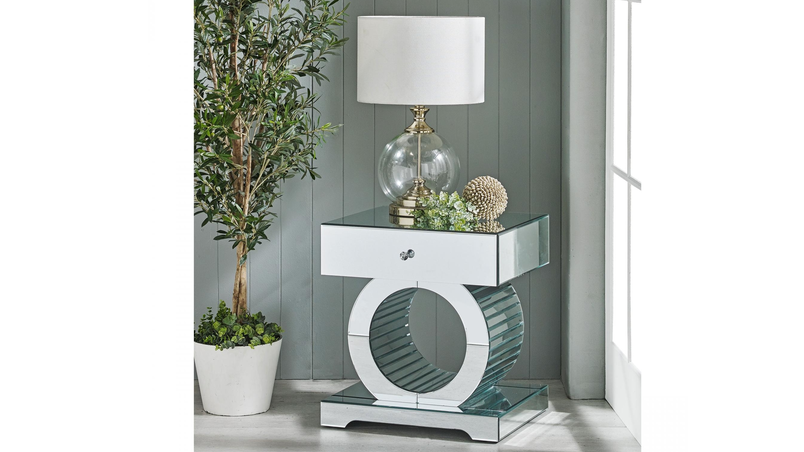 Odette 1Drawer Bedside Table Harvey Norman