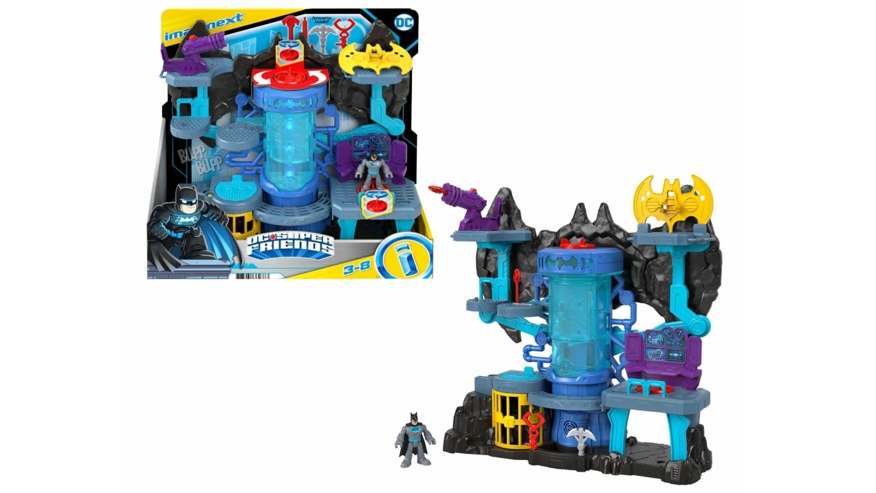 Mattel Gyv24 Imaginext DC Super Friends Bat-Tech Batcave Harvey