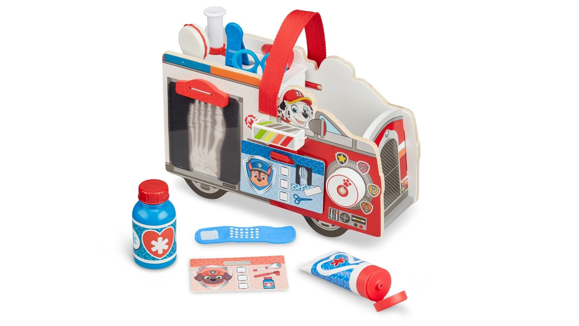 Melissa and Doug Paw Patrol Marshall's Wooden Rescue Caddy