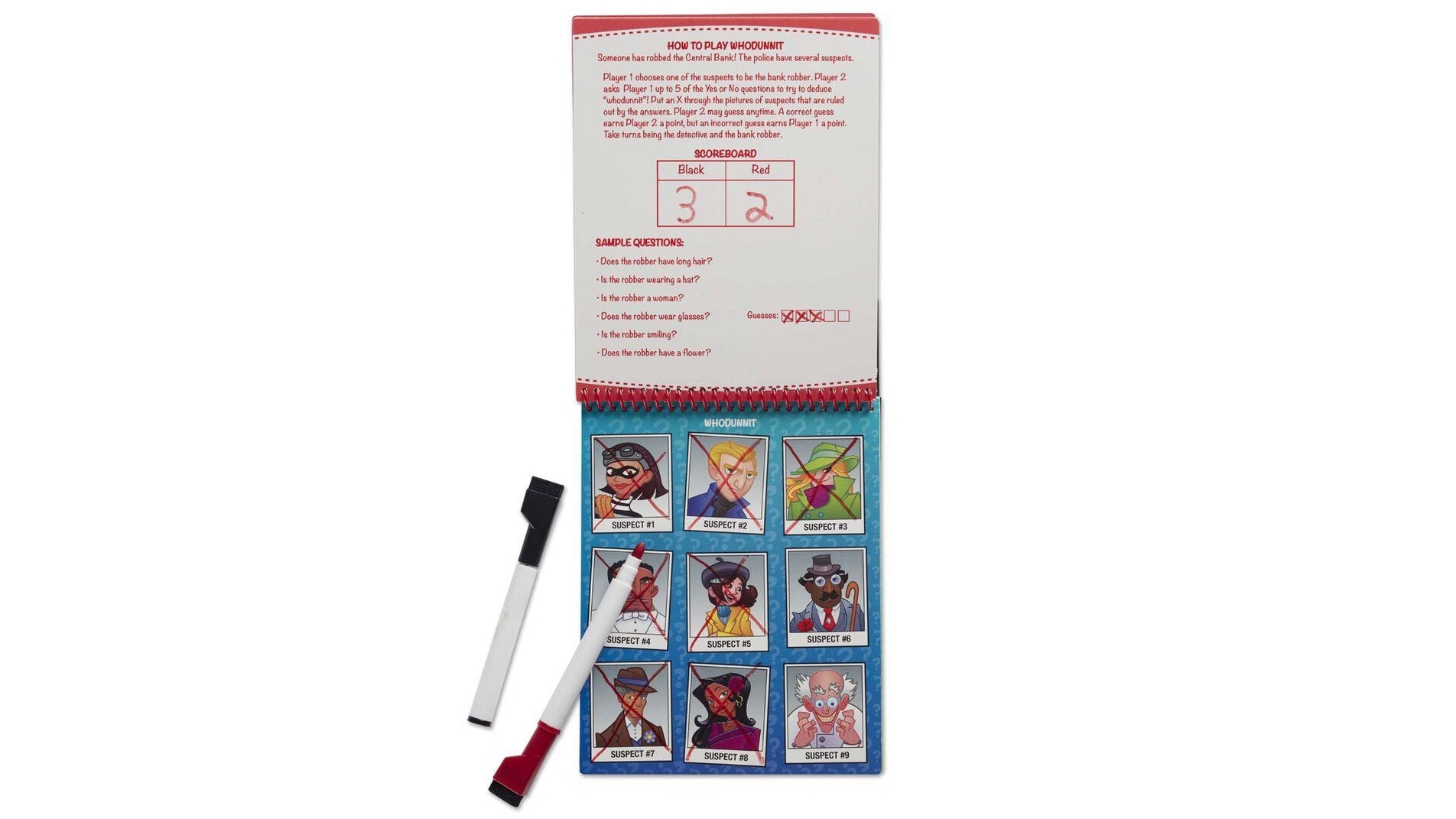 Melissa and Doug Spy Game WipeOff Activity Pad Harvey Norman