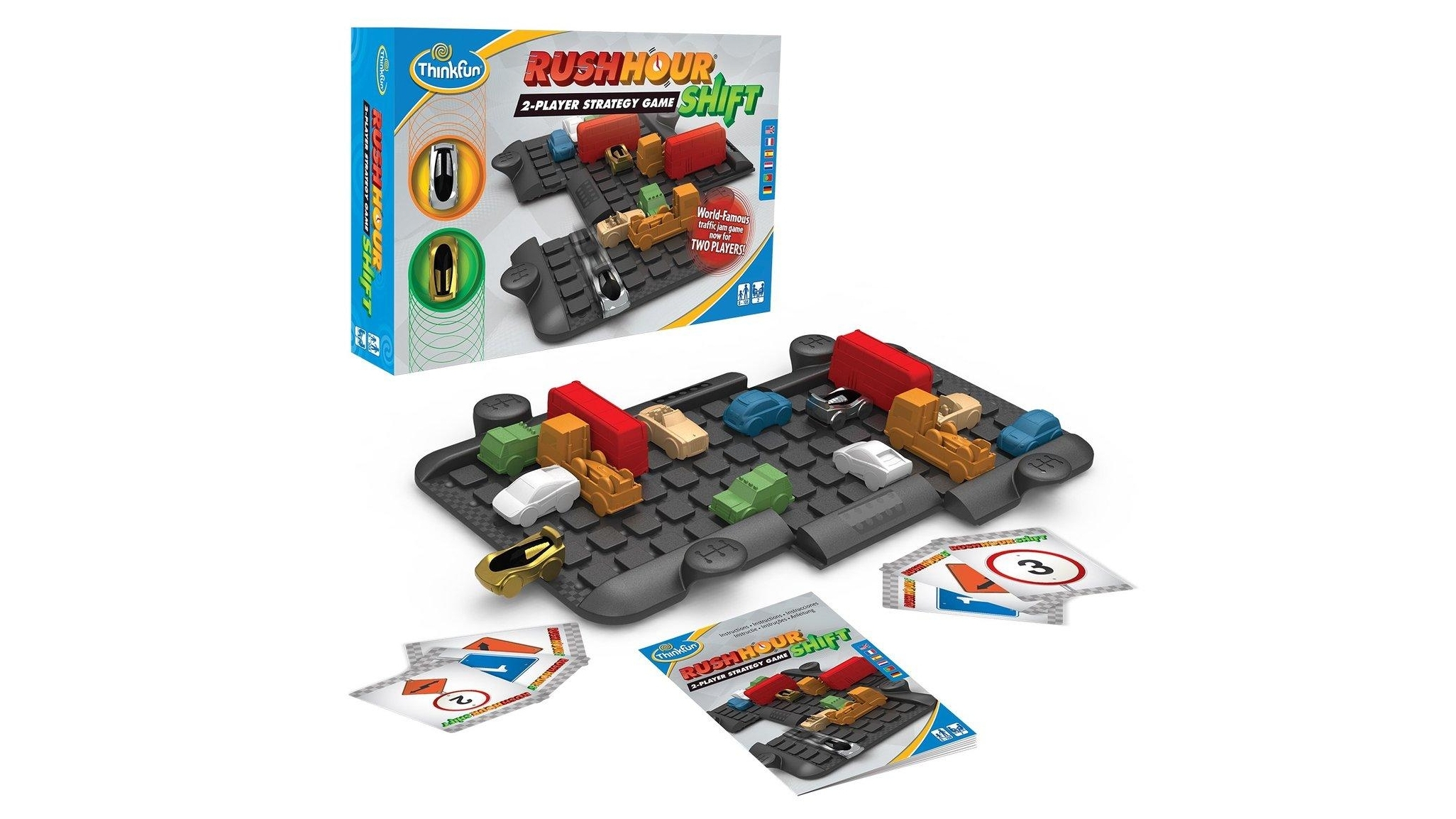 Thinkfun Rush Hour Shift 2 Player Family Strategy Game Mdtn5060