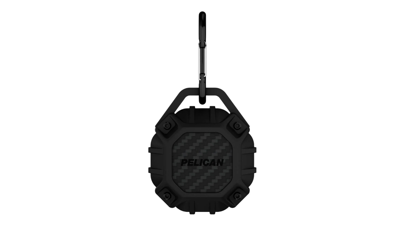 Pelican Black Marine Waterproof with Carabiner Case for AirTag