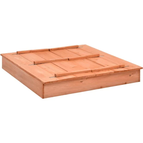 vidaXL Firwood Sandbox - 95 x 90 x 15cm