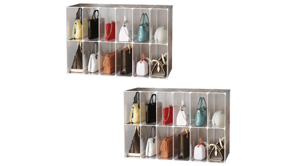 Soga 2-Piece 12 Cube Portable Cubby DIY Storage Organiser