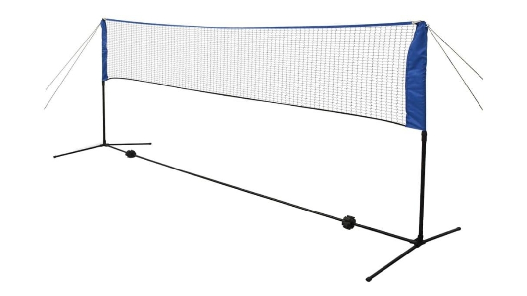 vidaXL Badminton Net Set with Shuttlecocks - Small