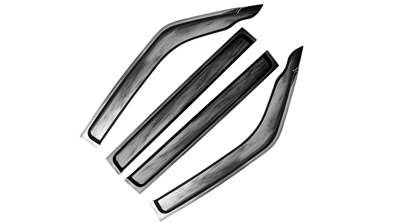 X-CAR 4-Piece Weathershields for Mitsubishi Pajero 2006-2022