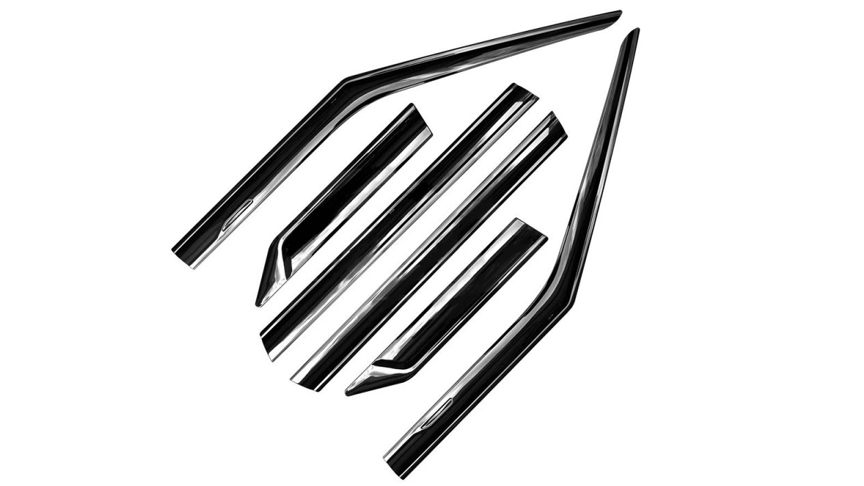X-CAR 6-Piece Weathershields for Mitsubishi Outlander 2021-2023