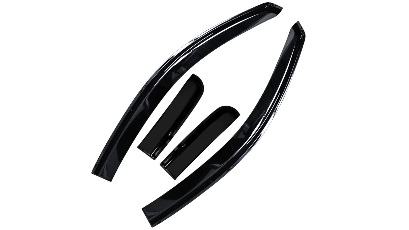X-CAR 4-Piece Weathershields for Mitsubishi Triton ML Club Cab 2006-2015