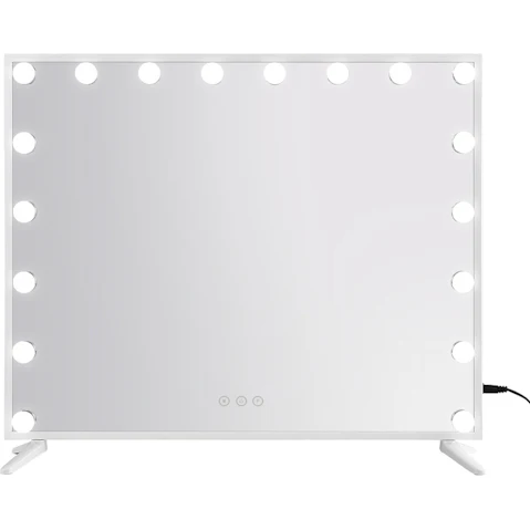 Embellir Light White Frame Makeup Vanity Mirror with LED - 80 x 65cm