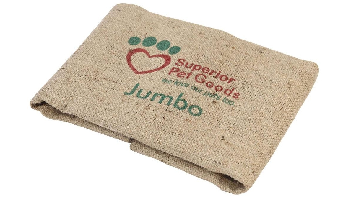 Superior Pet Goods Jumbo Fitted Hessian Dog Bed Frame Cover