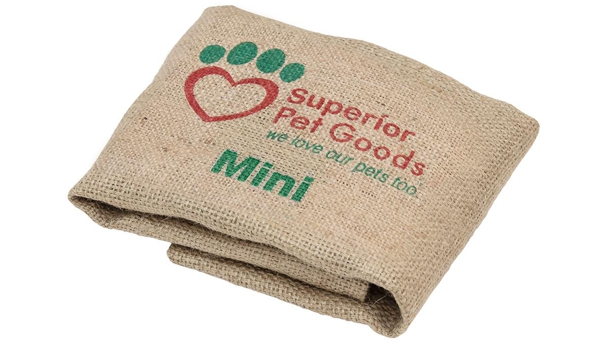 Superior Pet Goods Mini Fitted Hessian Dog Bed Frame Cover