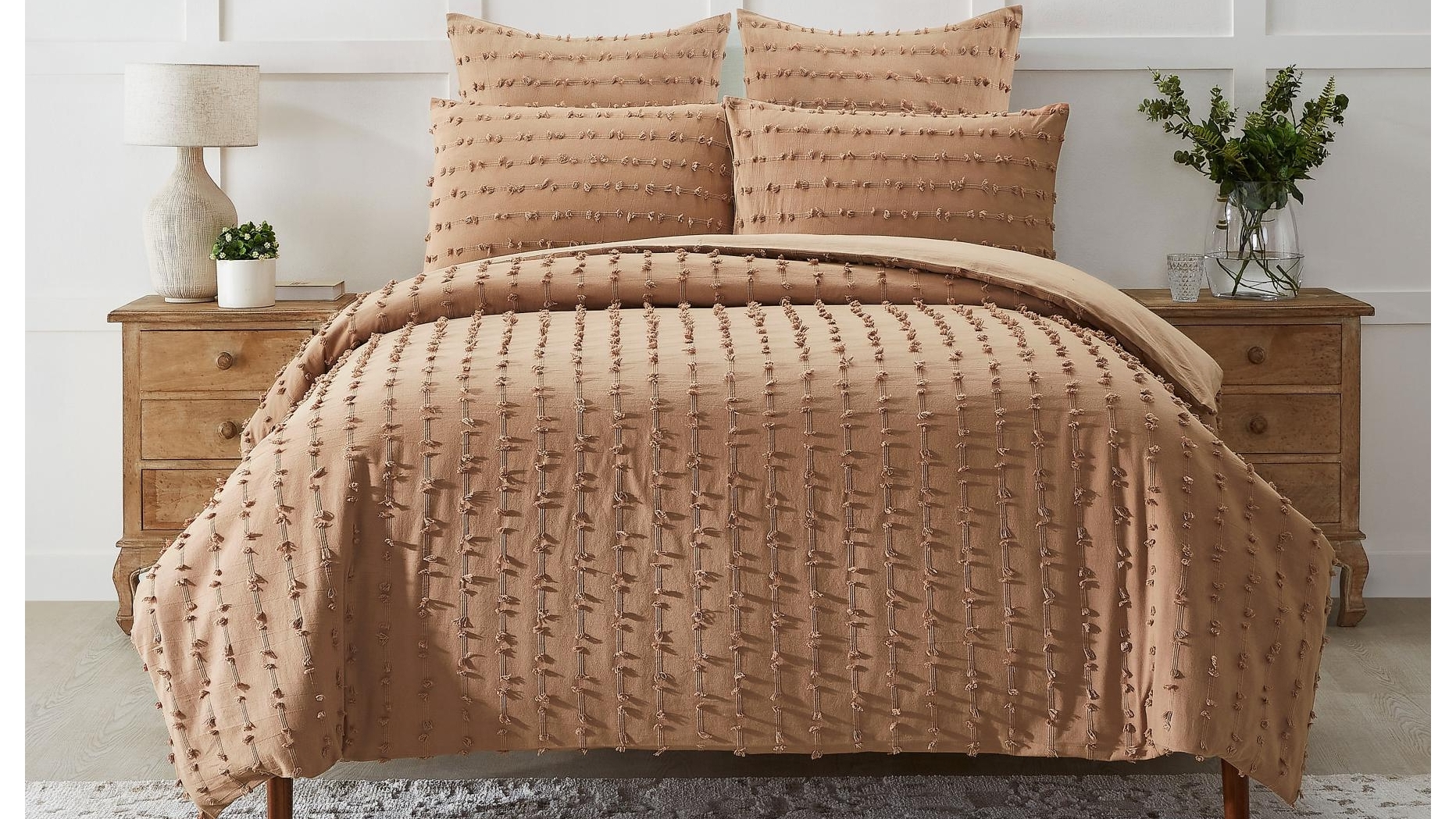 L'Avenue Gaia Clay Quilt Cover Set