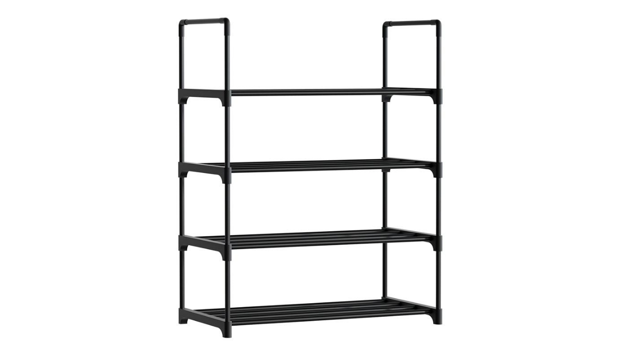 Artiss 4 Tier Stackable Shoe Rack - 55cm