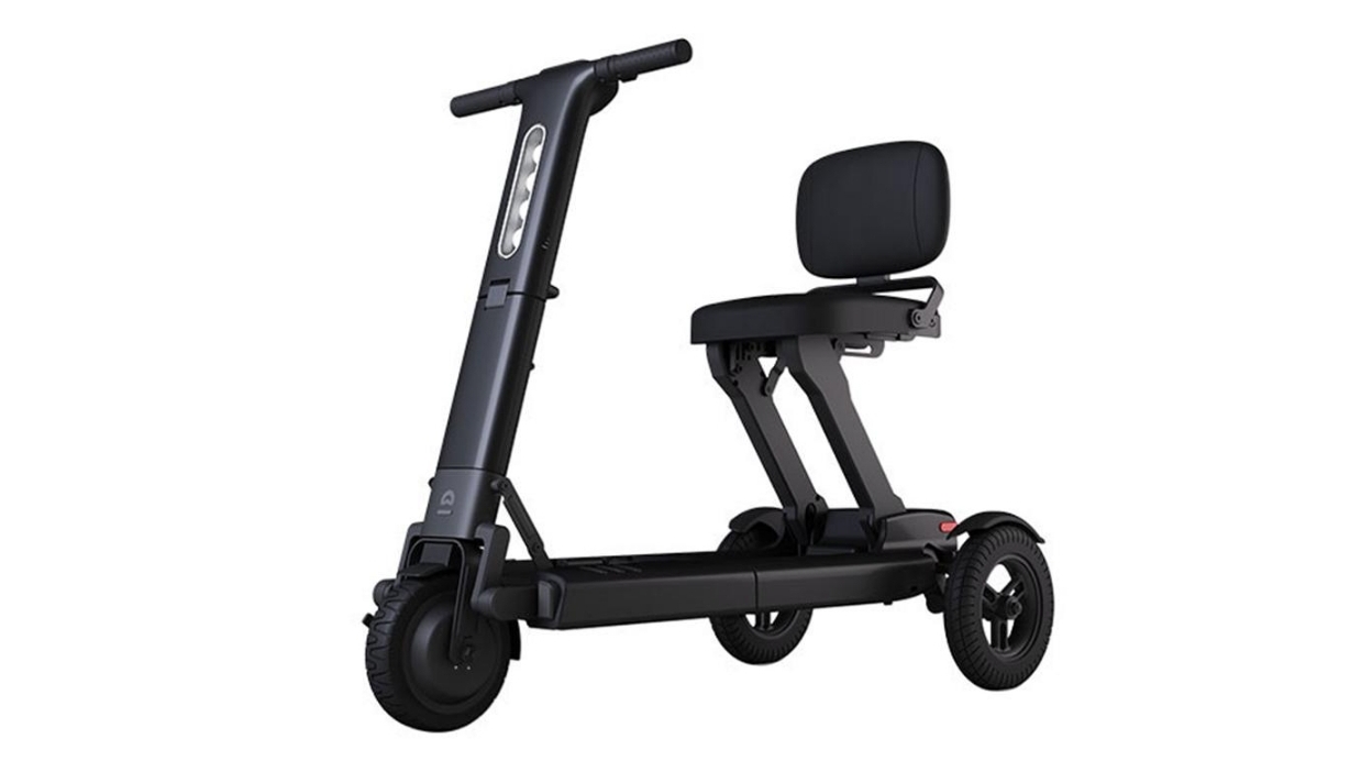 AKEZ RAA Fast Folding Mobility Scooter Black Harvey Norman