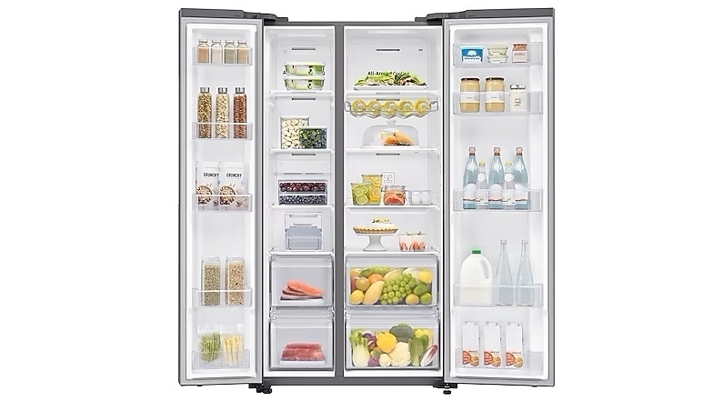 Samsung 655L Side By Side Fridge with SpaceMax Technology Black
