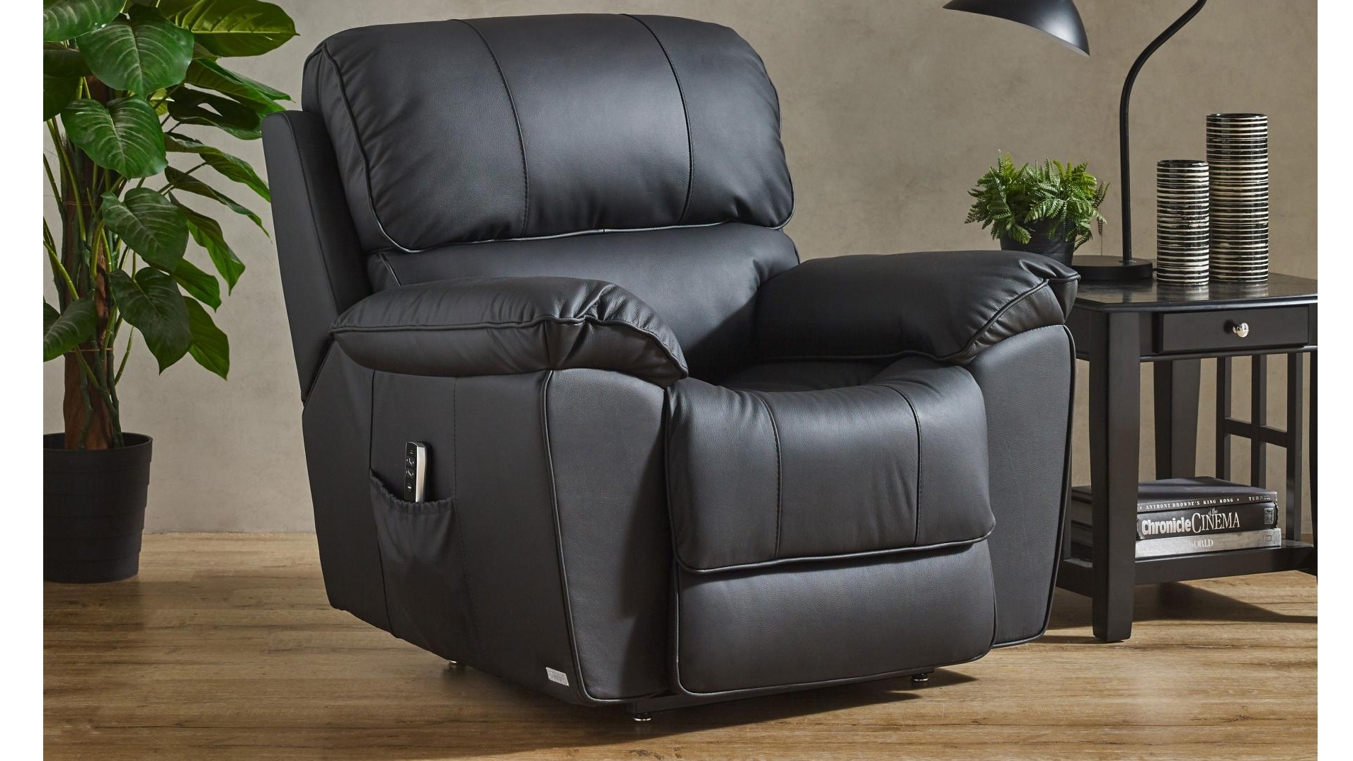 Vegas Leather Dual Motor Lift Chair Black Harvey Norman 2824