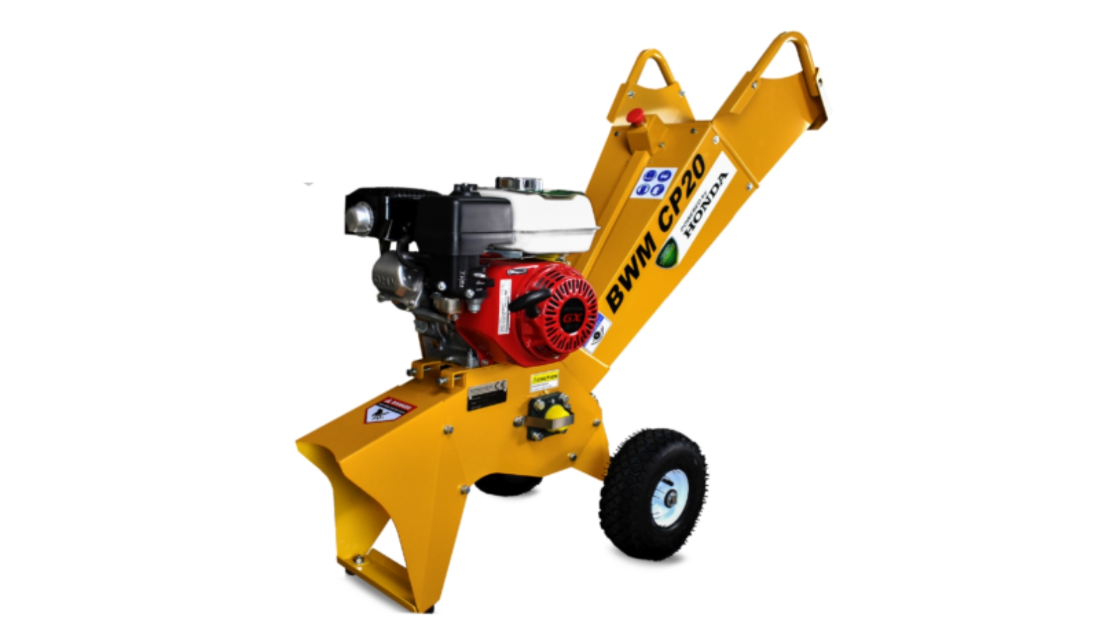 BWM Self Feeding Wood Chipper Shredder Honda GX200 Engine (CP20H