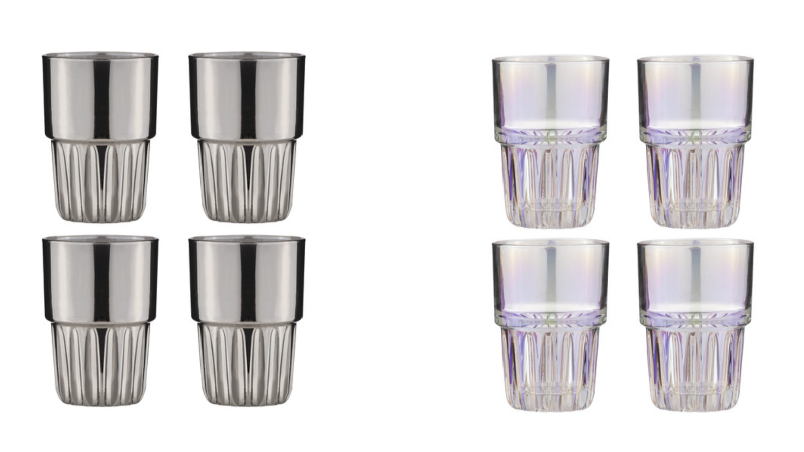 TEMPA 4 Piece Skye Highball 12cm Tumblers