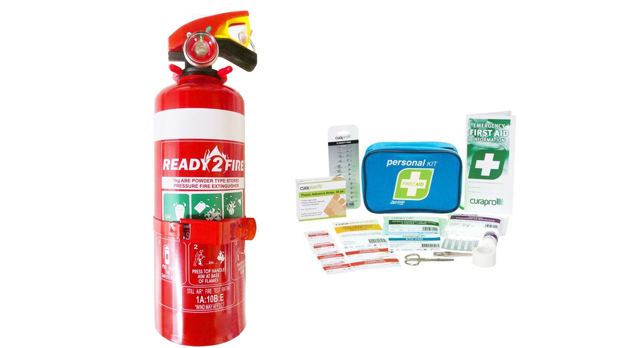 READY2FIRE Fire Extinguisher with First Aid Kit