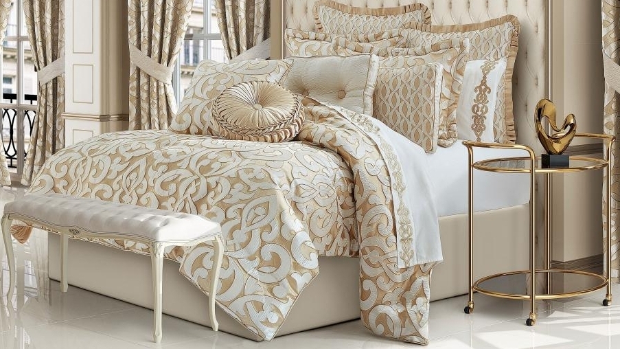 La Boheme Gold Quilt Cover Set