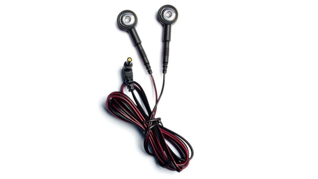 Caremax Lead Wire with 2 Snap Adapters 3.5mm and Pin Style Ends 2mm for TENS