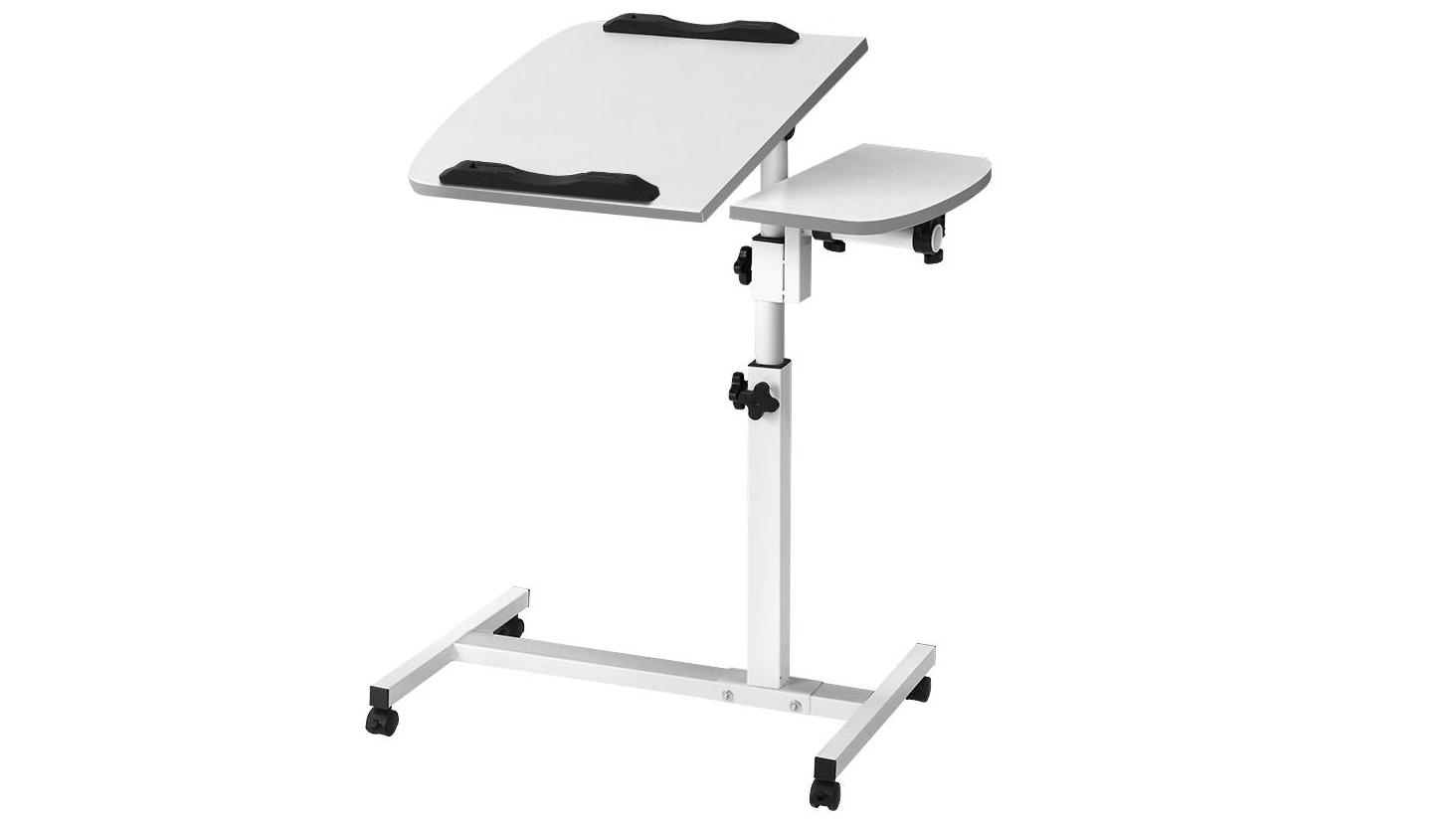 Artiss White Laptop Table Desk with Adjustable Stand Harvey Norman