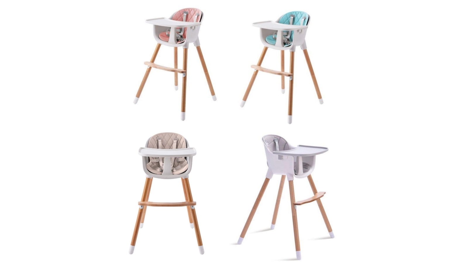 Joy Baby Amelia 2-in-1 Timber Highchair