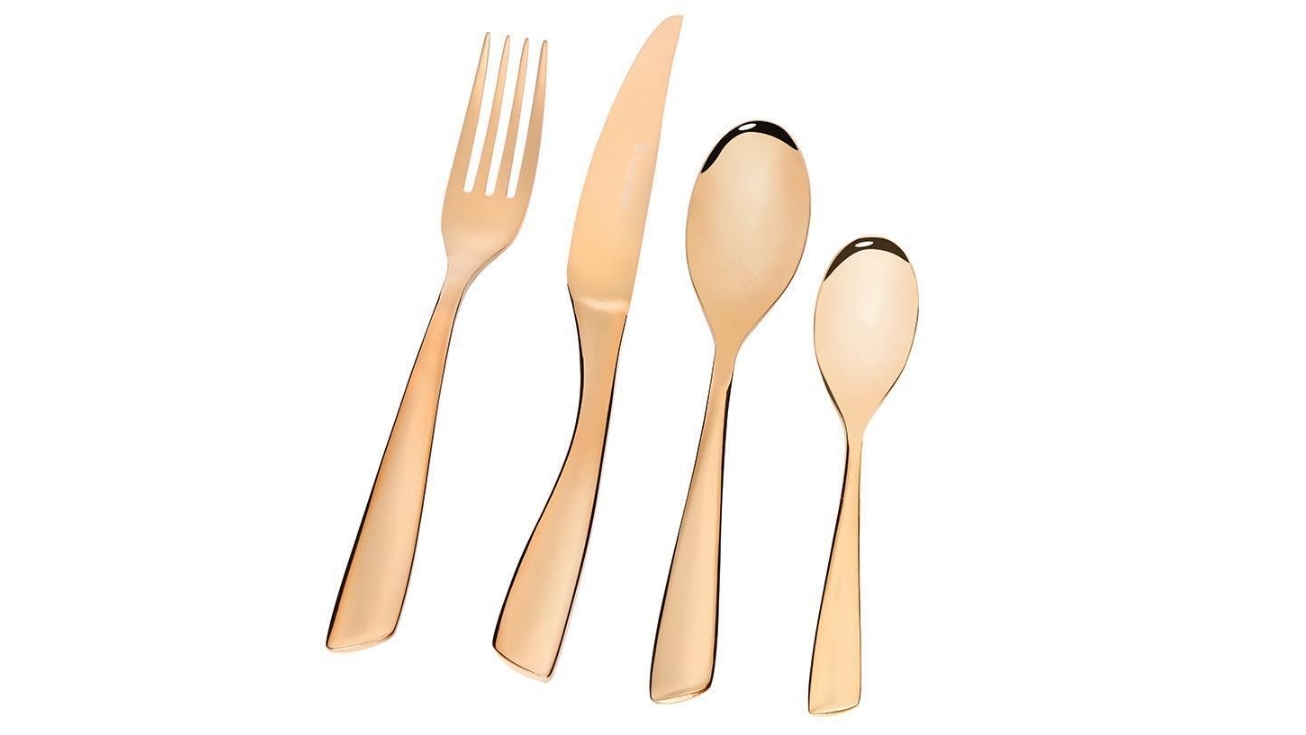 Stanley Rogers 24 Piece Soho Cutlery Set - Gold