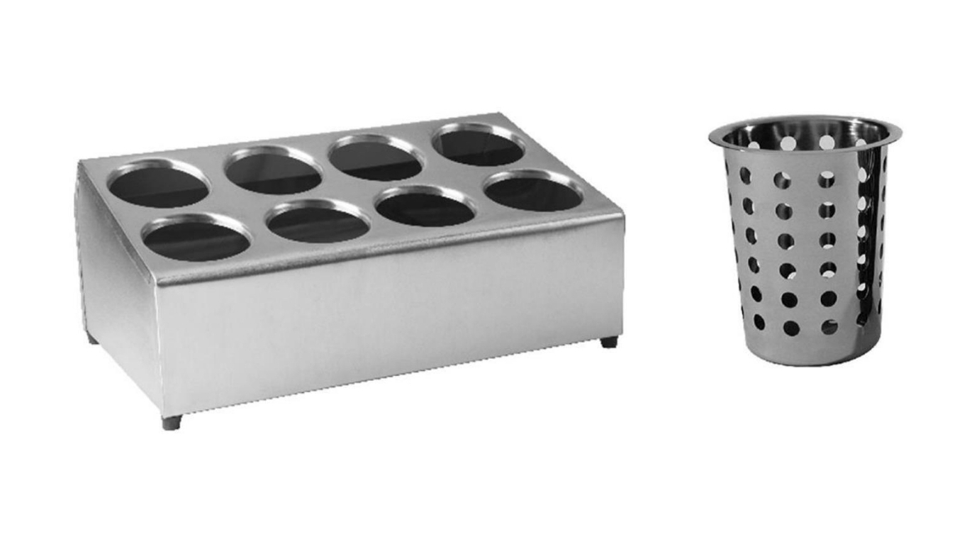 Caterchef Cutlery Holder with Baskets - 8 Holes