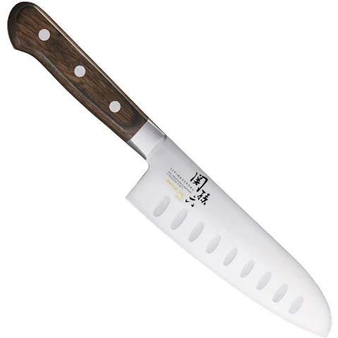 Shun Kai Seki Magoroku Benifuji Scalloped Santoku Knife - 16.5cm