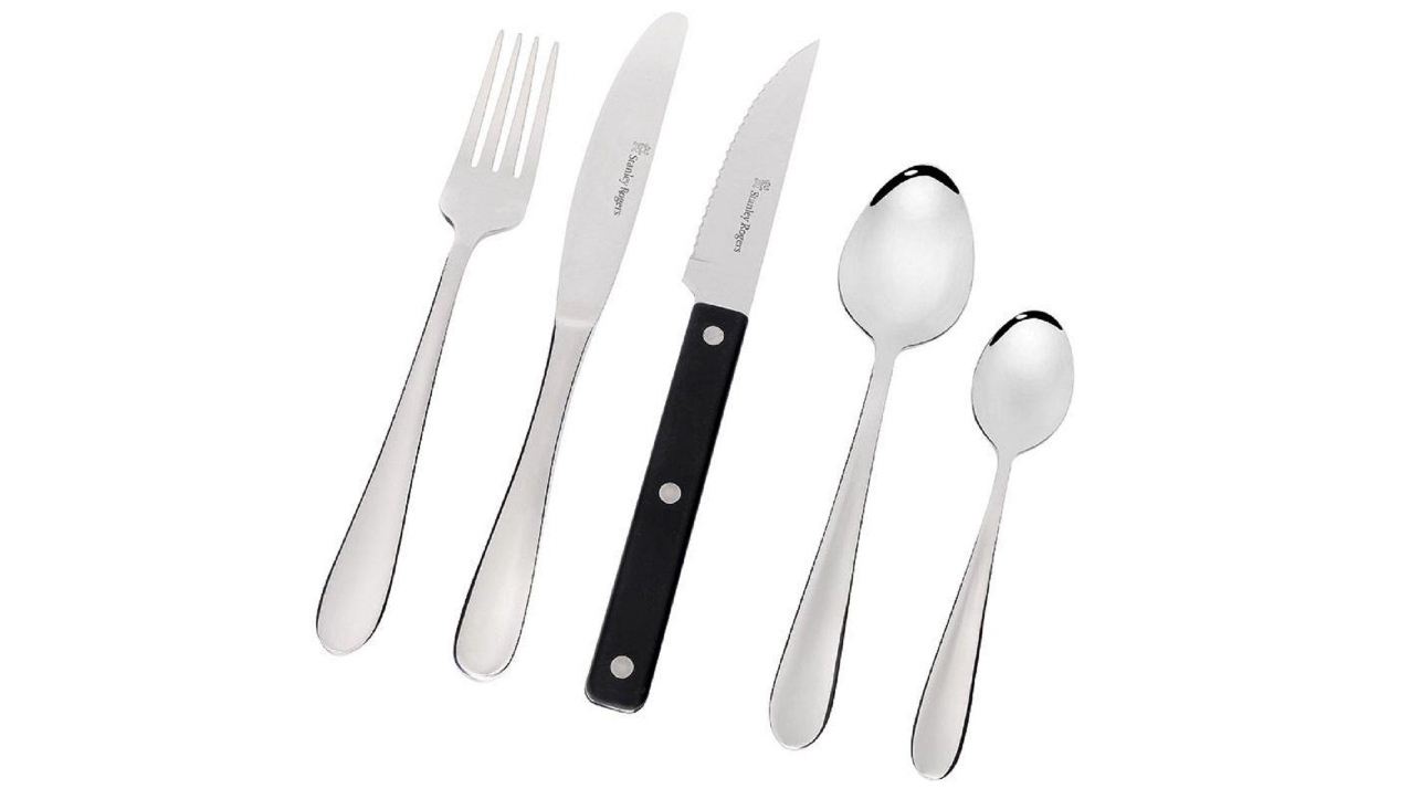 Albany Cutlery Set 40 Piece in Silver main image 1