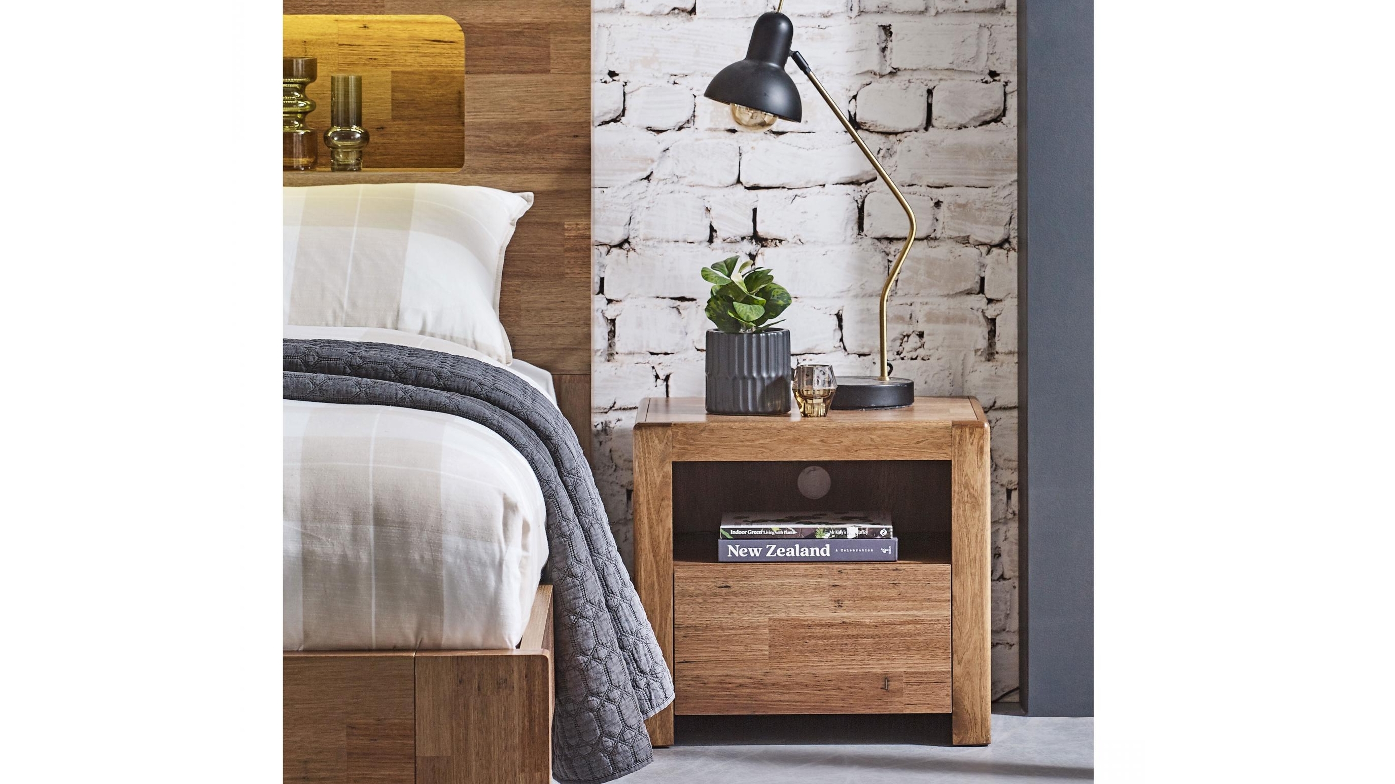 Phoenix 1-Drawer Bedside Table