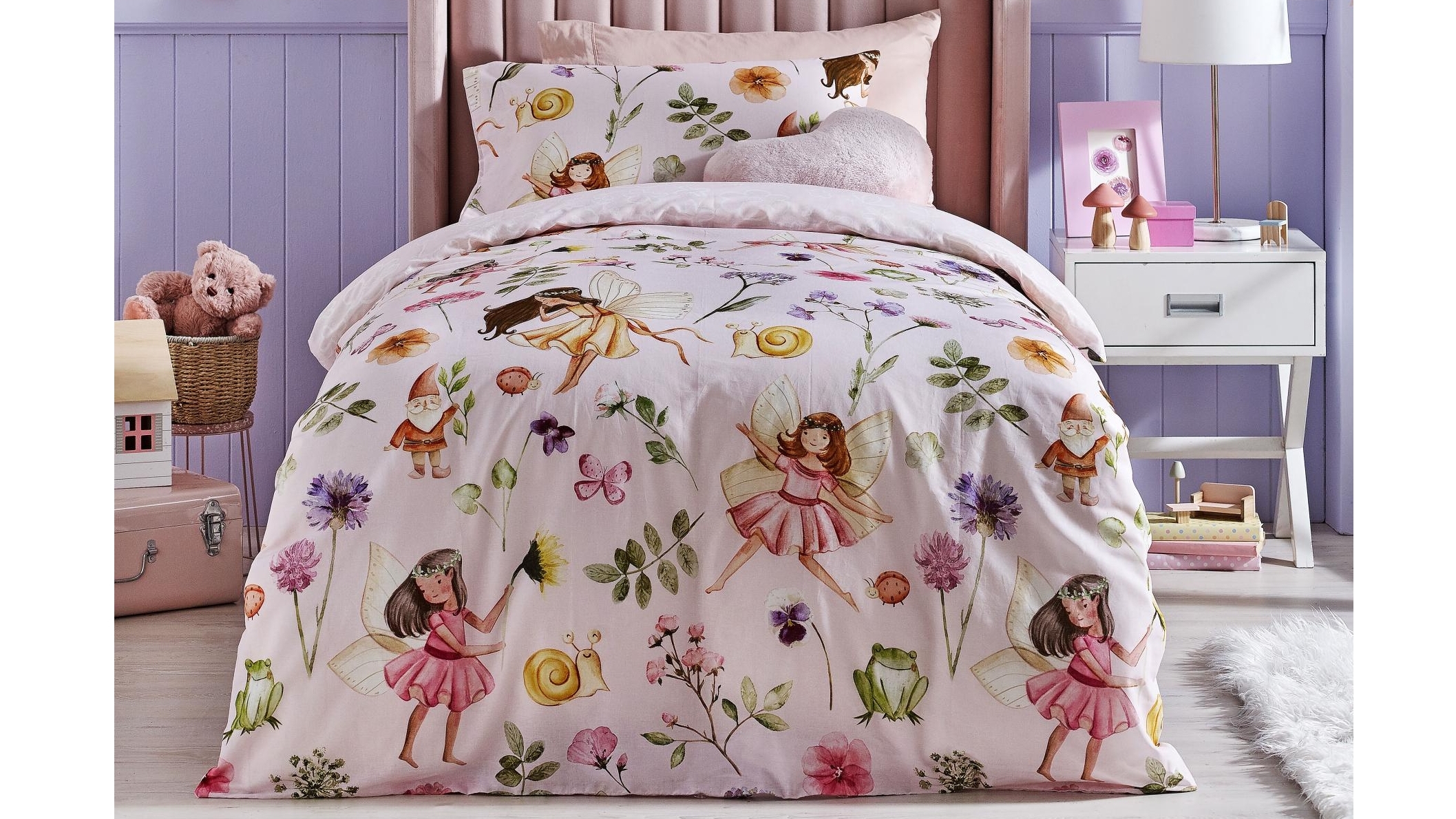 Faye Quilt Cover Set - Single