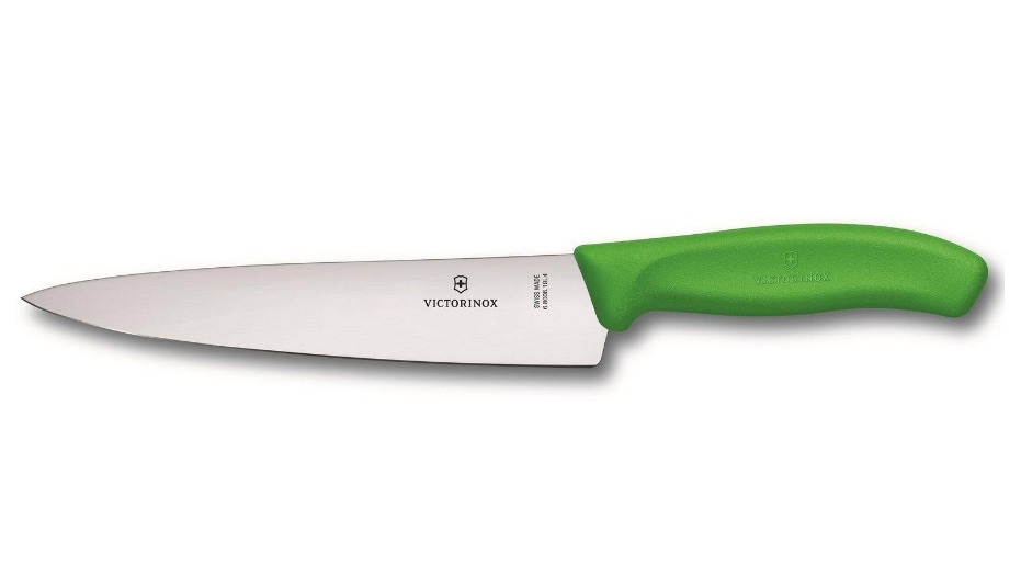 Victorinox Straight Edge 19cm Carving Knife - Green