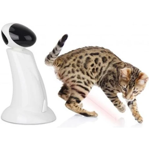 All For Paws Laser Beam Interactive Robot Pointer Cat Toy