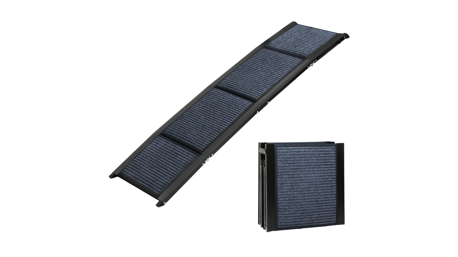 PaWz Black/Grey Foldable Dog Ramp - 180cm