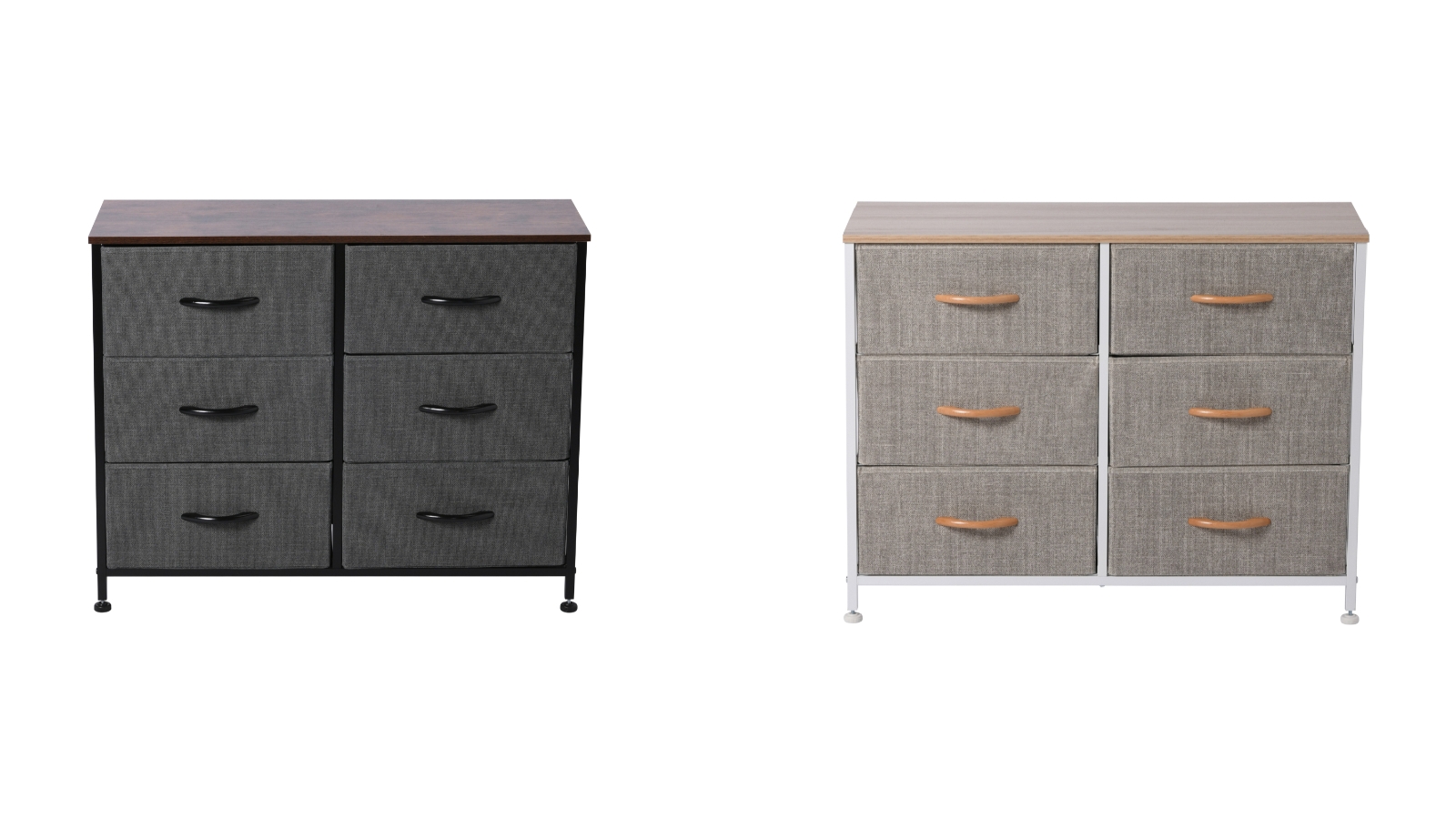 Sherwood Luna 6-Drawer Fabric Home Dresser