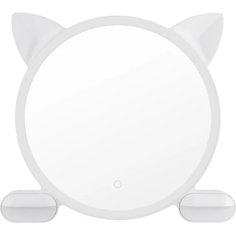 Beauty Cosmetic Vanity Cat Mirror with LED Light - 45cm