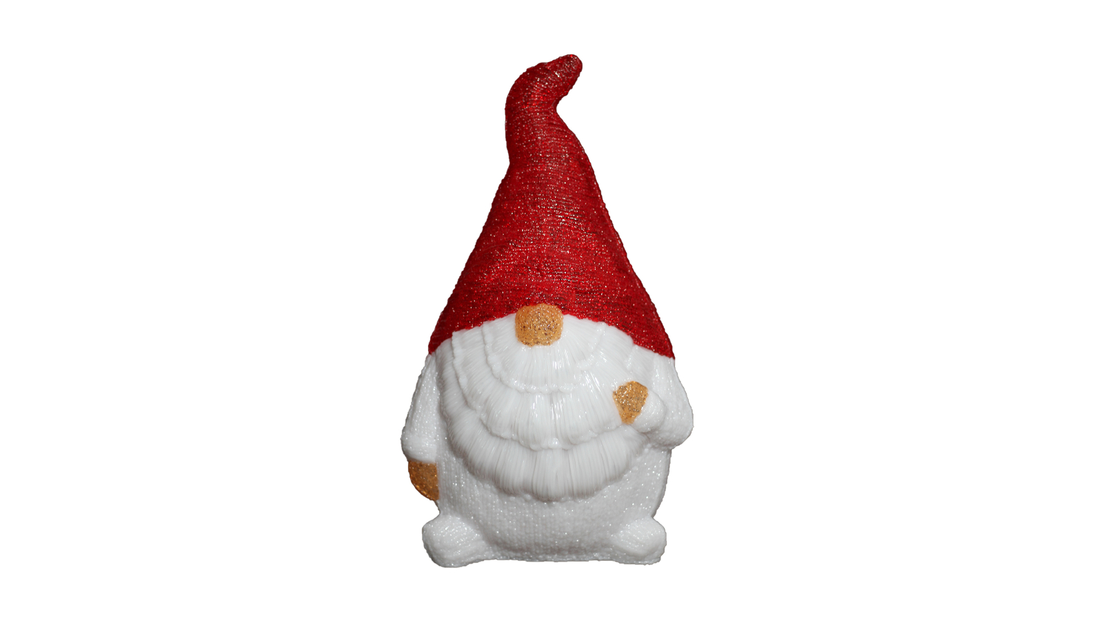 Lexi Lighting Acrylic Red Santa Gonk
