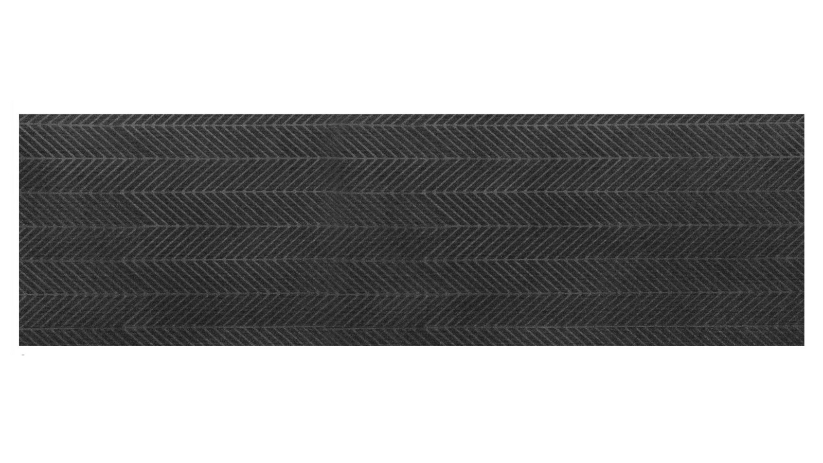 Marlow Tyer Pattern Non Slip Rubber Floor Mat - Dark Grey