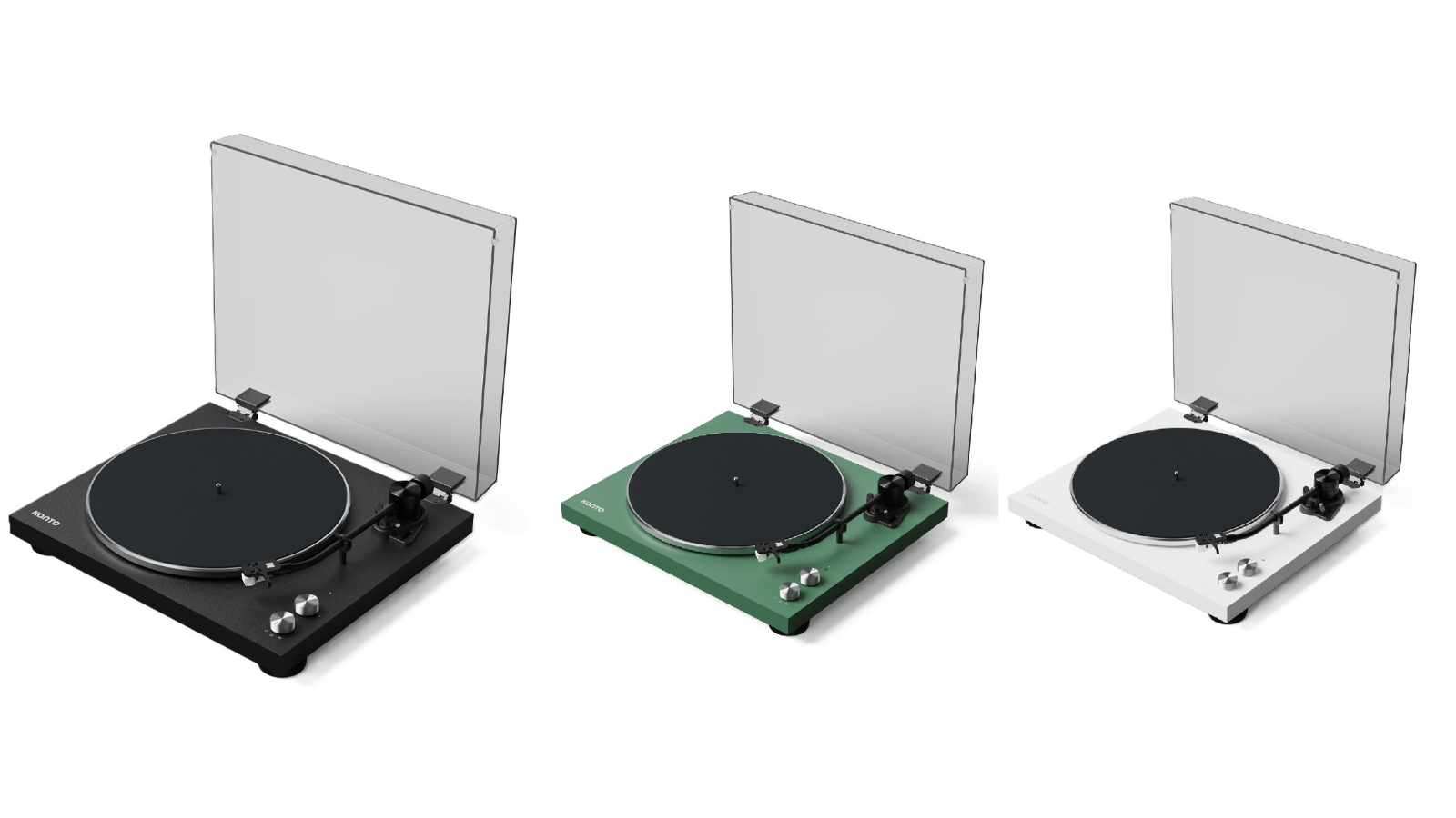 Kanto OBI3 Turntable with Bluetooth 5.3 Preamp and Pitch Control