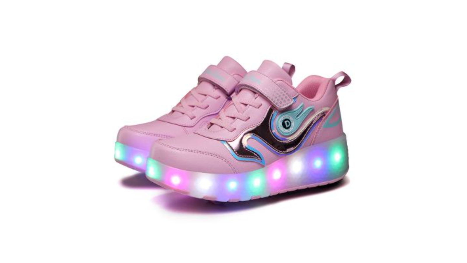 Megajoy Pink E66 Kids Roller Skate Sneaker Double Wheeled