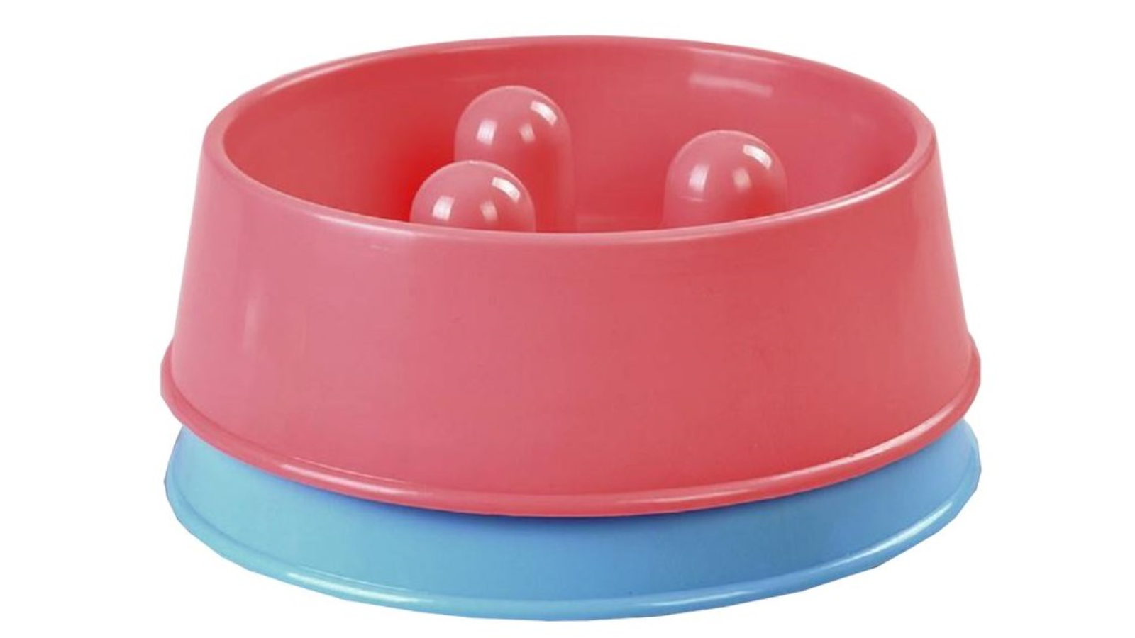 YES4PETS 2 Piece Anti-Gulp Feeder Bowl Dog Cat Puppy Interactive Dish - X-Large