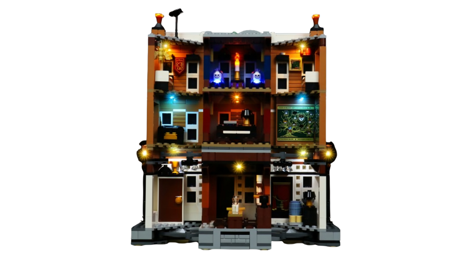 Brick Shine Light Kit for Lego 12 Grimmauld Place 76408 Classic Version
