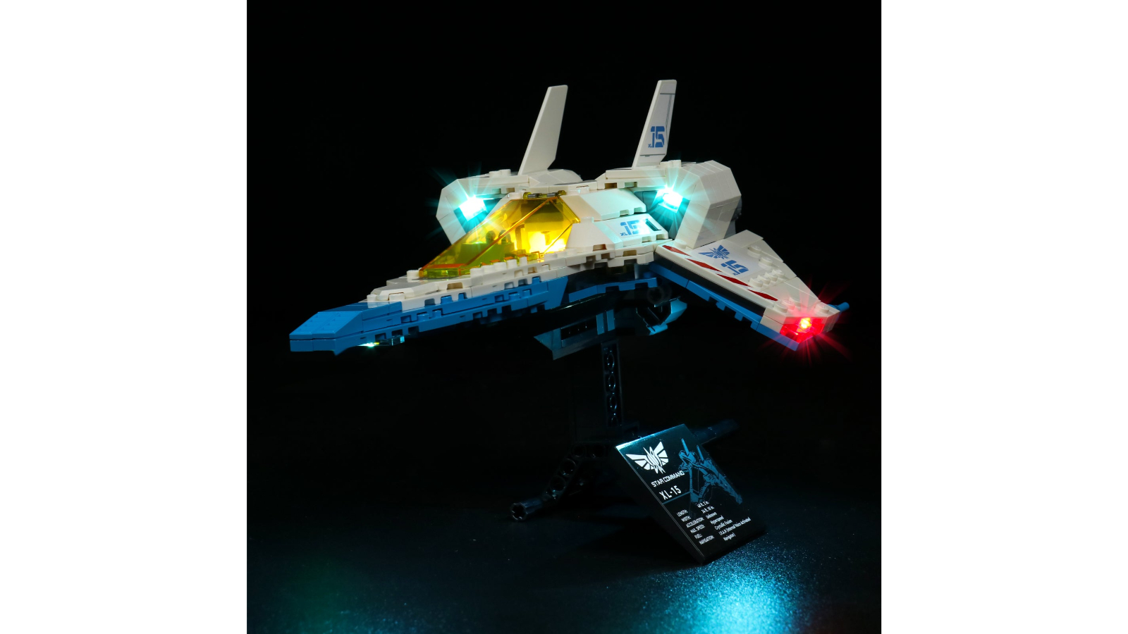 Brick Shine GC Light Kit for Lego XL-15 Spaceship 76832 Classic Version