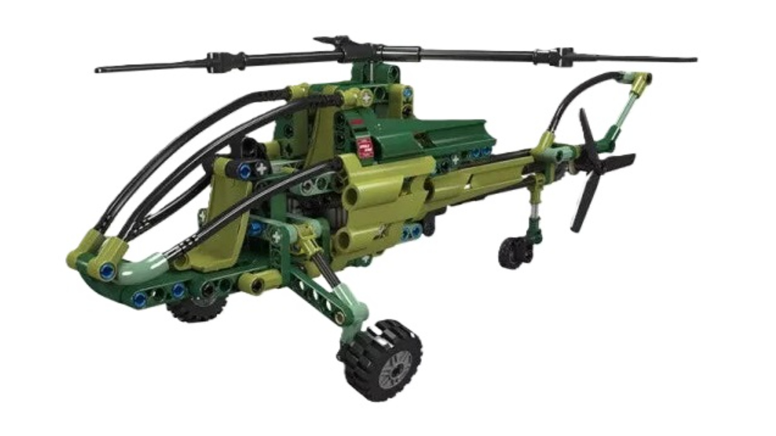 Mould King 284 Piece Exploration Helicopter Model Building Block