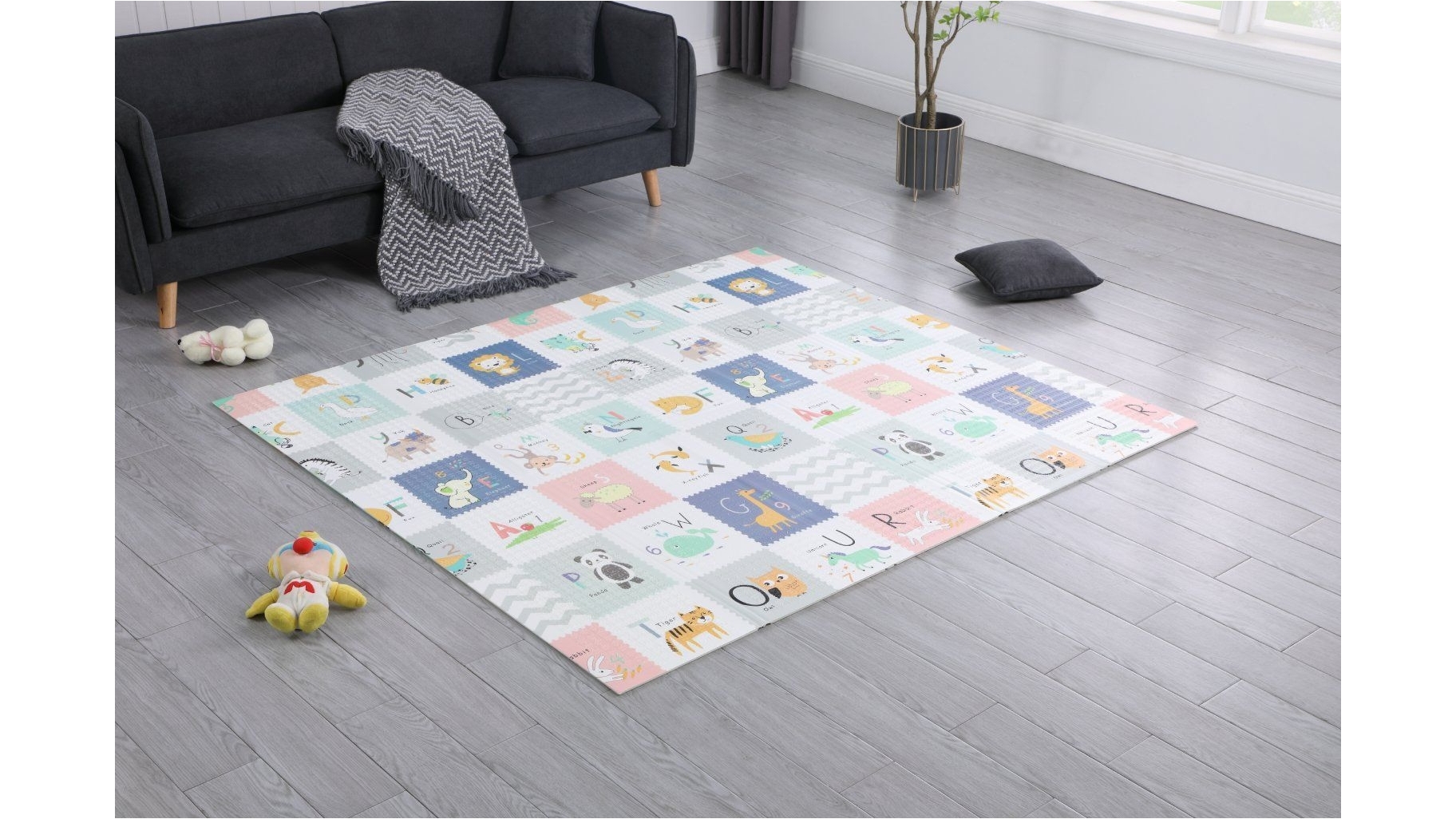 Joy Baby Smartplay Foldable Play Mat - Elephant Home