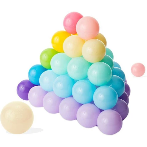 Joy Baby Pastel Mix Colour 7cm Anti-Press Pit Ocean Ball - 200 Piece