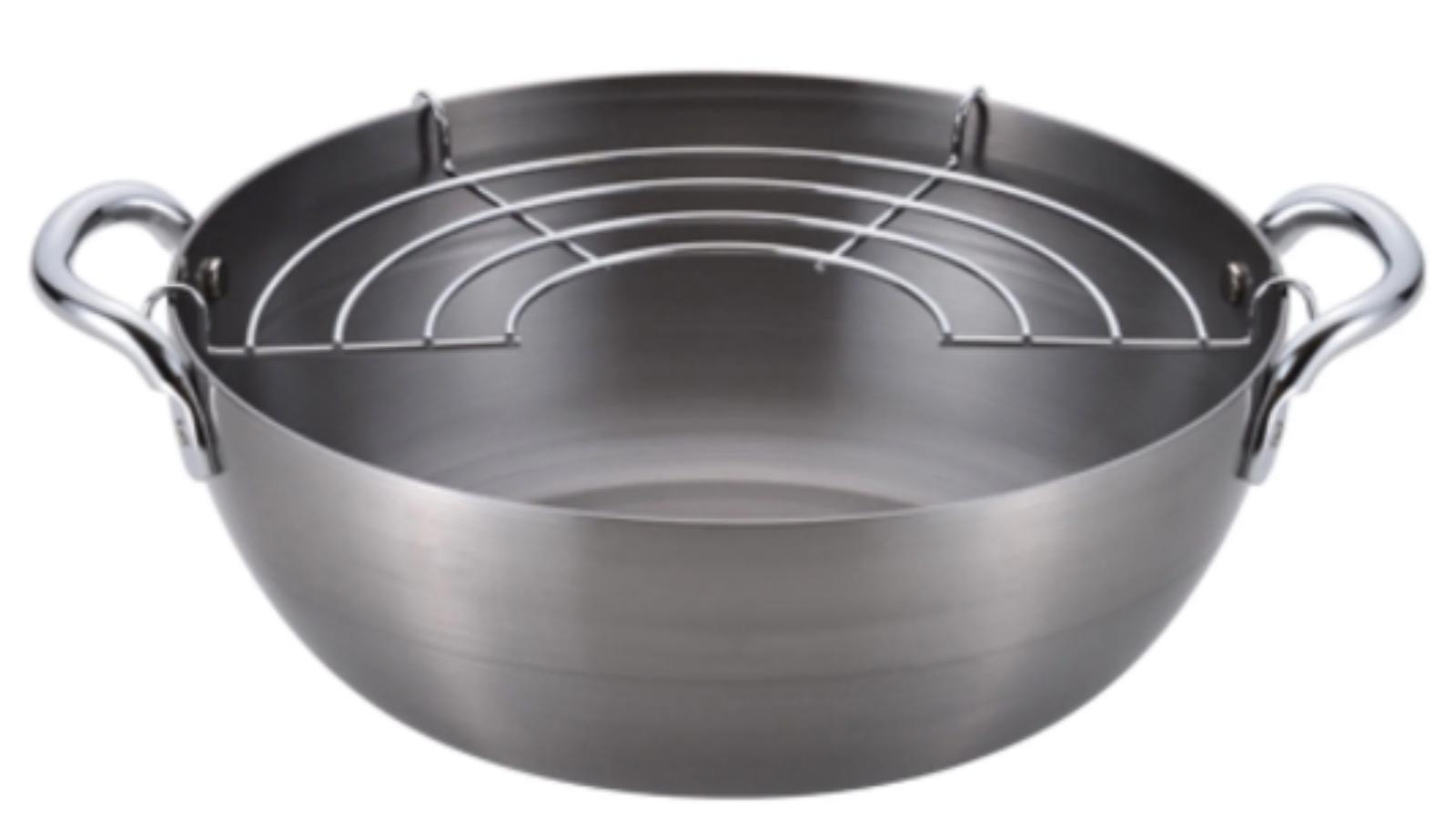 Chitose Iron Deep Fryer Pan - 20cm